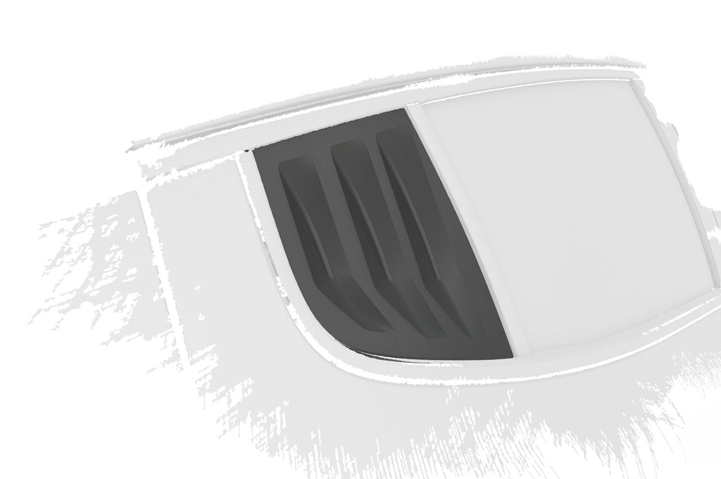 CSR Seitenscheibenblenden mit ABE für Kia Stinger GT SSB008-C Carbon Look Hochglanz (keine Lackierung erforderlich)