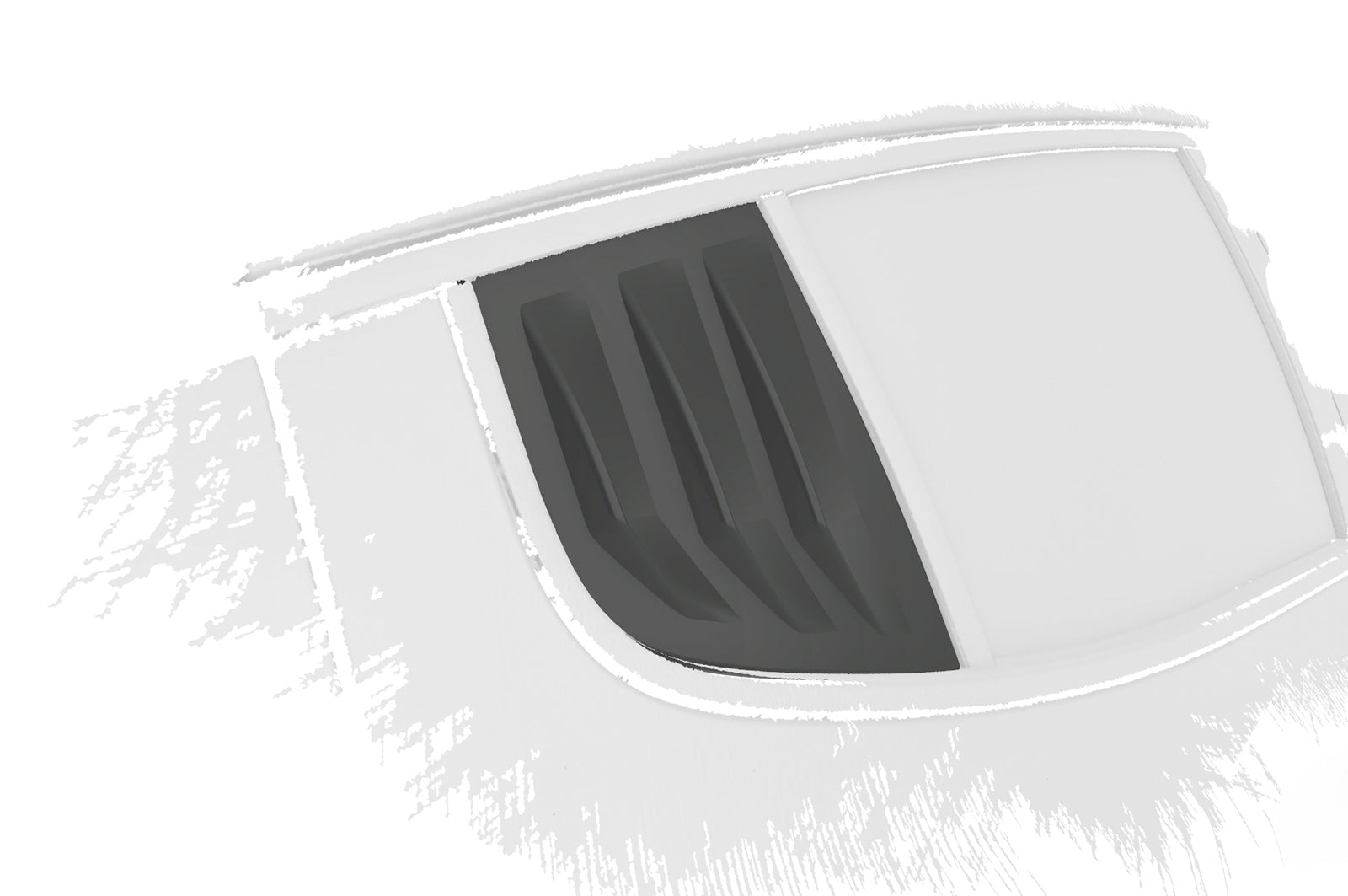 CSR Seitenscheibenblenden mit ABE für Kia Stinger GT SSB008-C Carbon Look Hochglanz (keine Lackierung erforderlich)