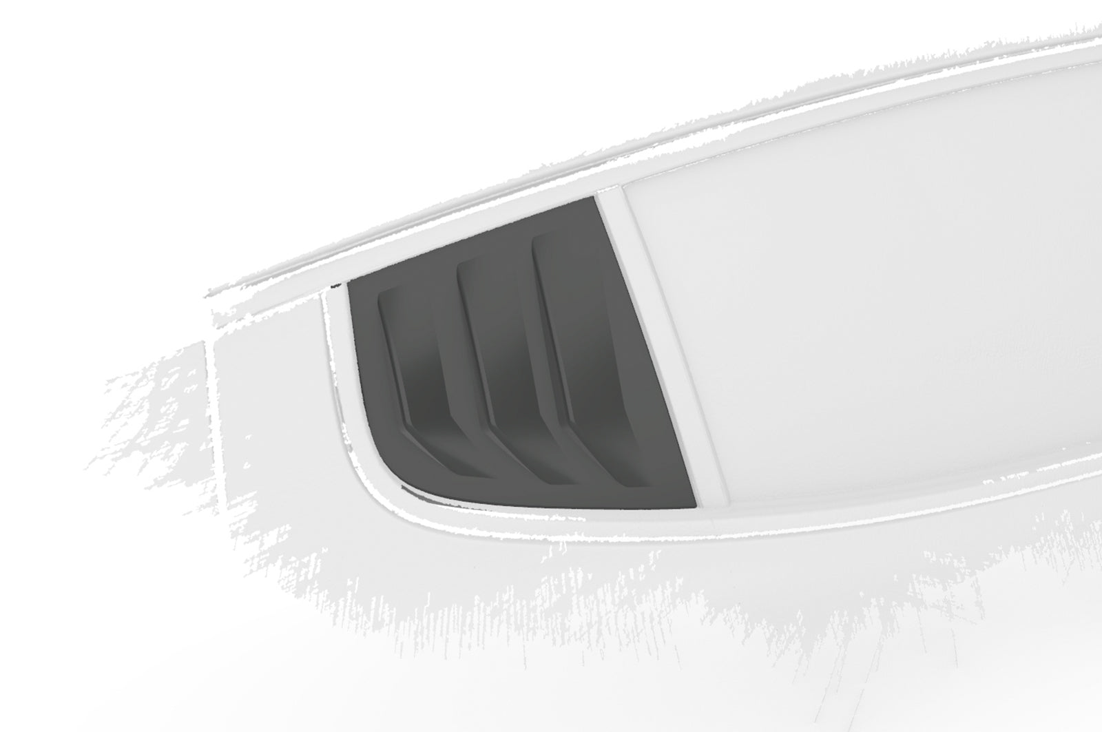 CSR Seitenscheibenblenden mit ABE für Kia Stinger GT SSB008-C Carbon Look Hochglanz (keine Lackierung erforderlich)