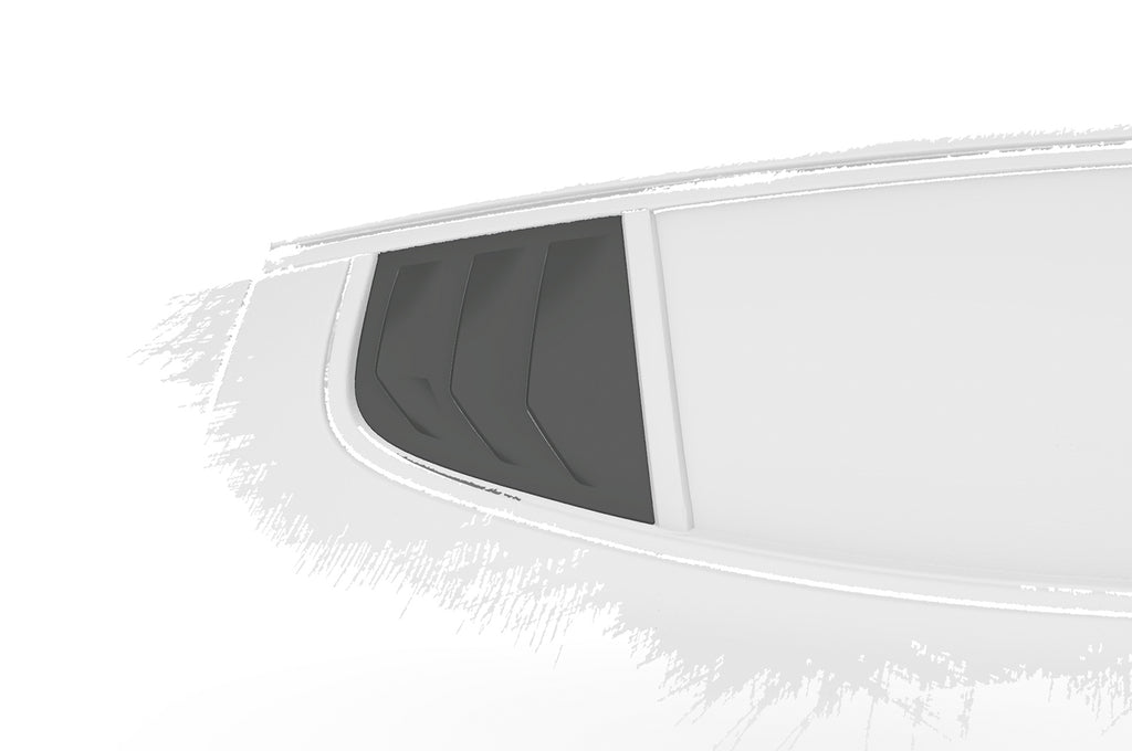 CSR Seitenscheibenblenden mit ABE für Kia Stinger GT SSB008-C Carbon Look Hochglanz (keine Lackierung erforderlich)