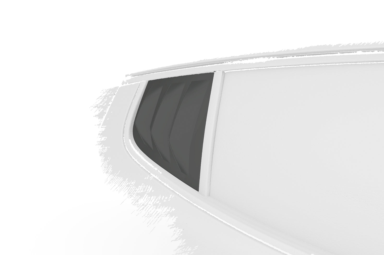 CSR Seitenscheibenblenden mit ABE für Kia Stinger GT SSB008