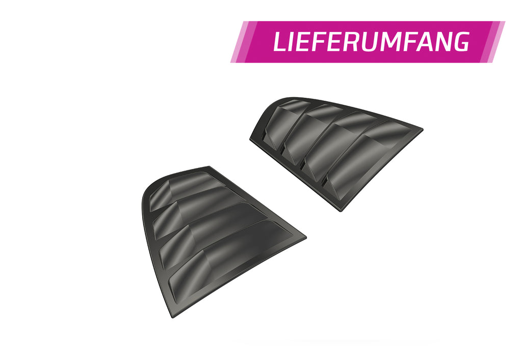 CSR Seitenscheibenblenden mit ABE für BMW 3er F30 Limousine SSB013