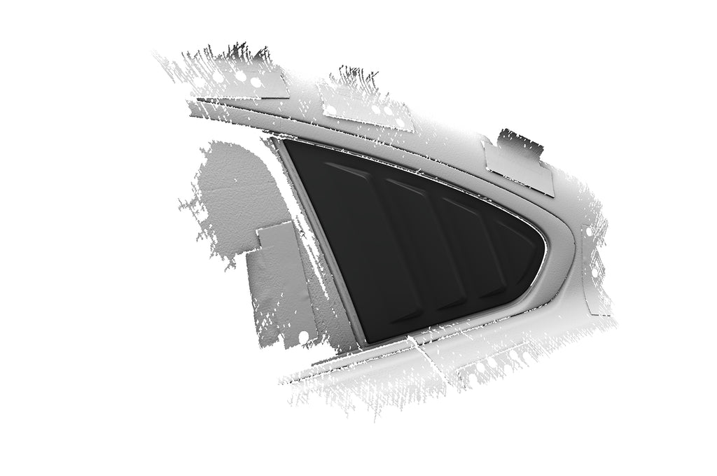CSR Seitenscheibenblenden mit ABE für BMW 4er F36 Gran Coupe SSB017