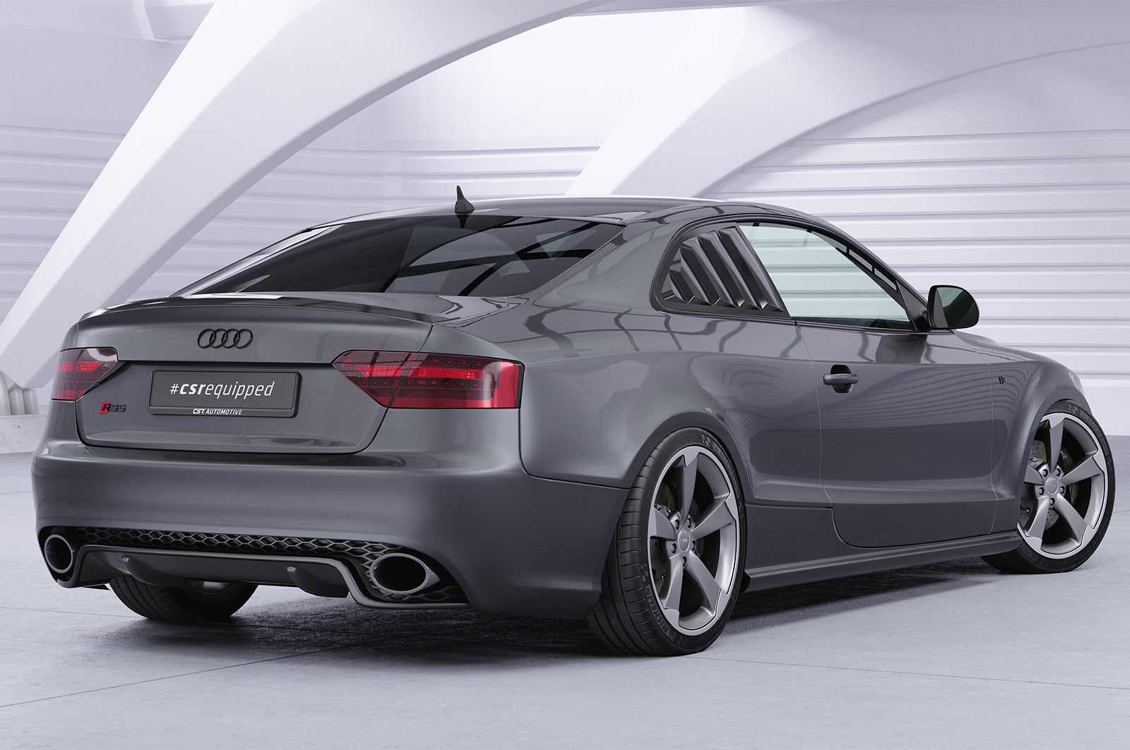 CSR Seitenscheibenblenden mit ABE für Audi A5 / S5 / RS5 (8T) Coupe SSB019