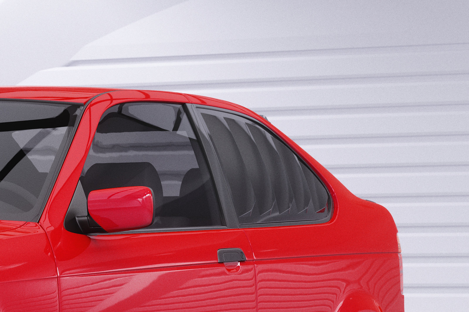CSR Seitenscheibenblenden mit ABE für BMW 3er E36 Compact SSB020