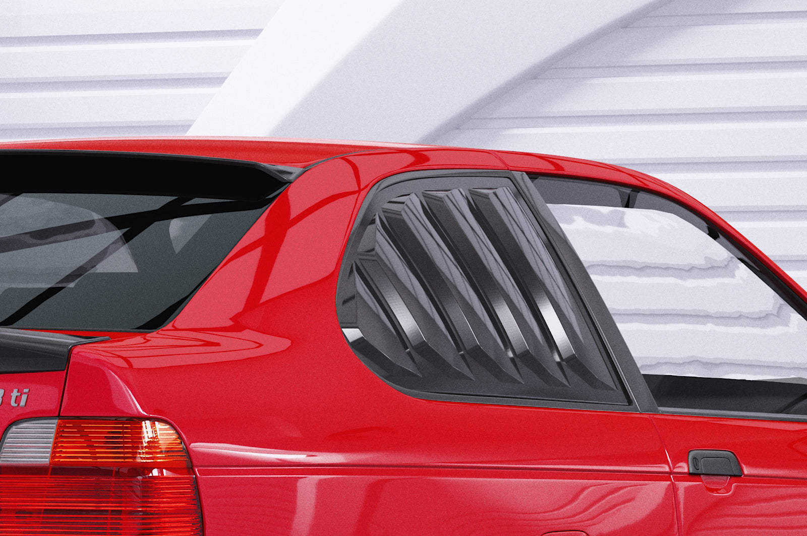 CSR Seitenscheibenblenden mit ABE für BMW 3er E36 Compact SSB020