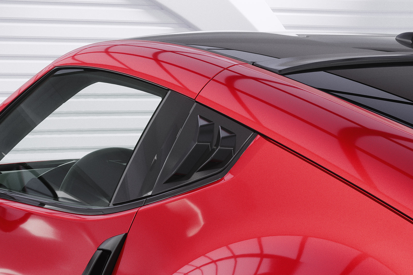 CSR Seitenscheibenblenden mit ABE für Nissan 370Z (Z34) Coupe SSB021