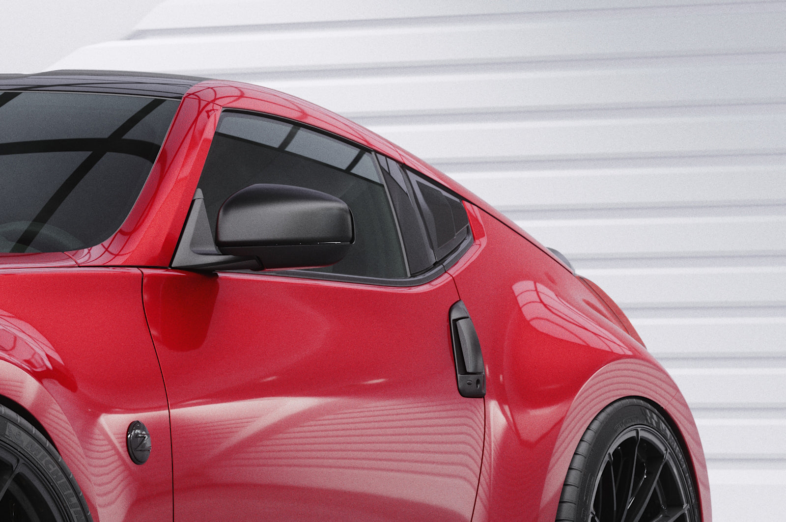 CSR Seitenscheibenblenden mit ABE für Nissan 370Z (Z34) Coupe SSB021