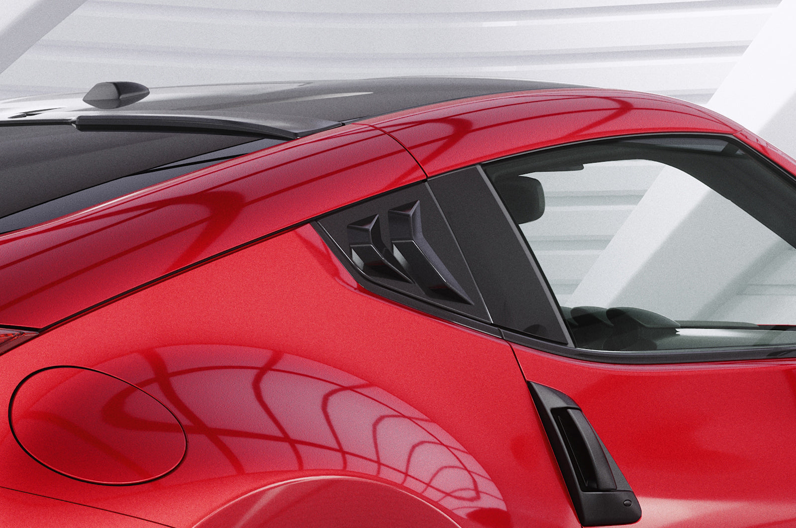 CSR Seitenscheibenblenden mit ABE für Nissan 370Z (Z34) Coupe SSB021
