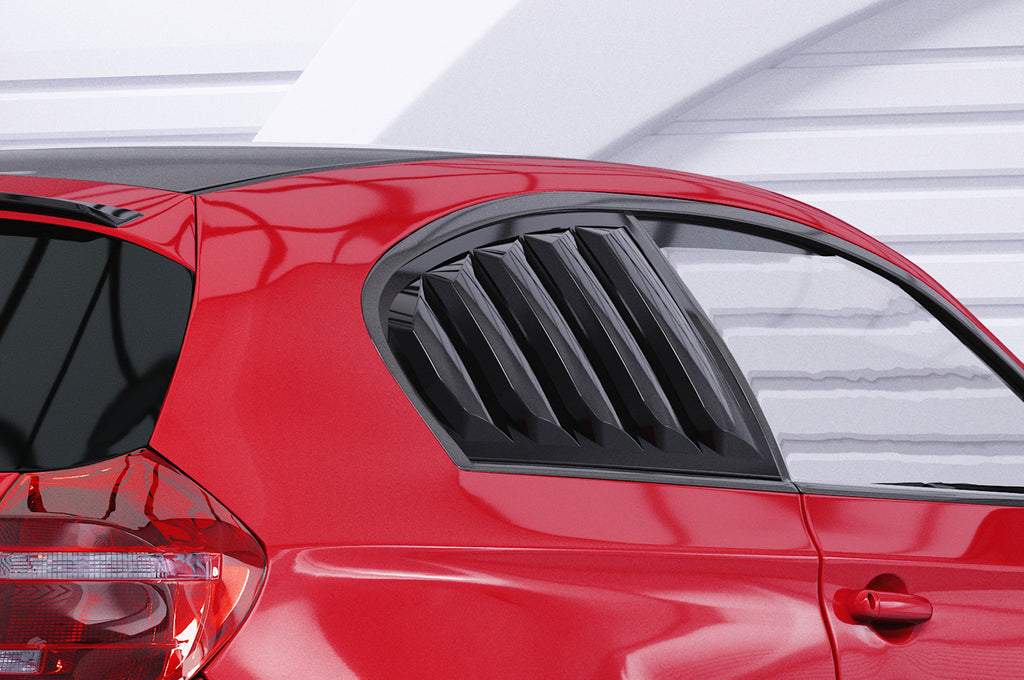 CSR Seitenscheibenblenden mit ABE für BMW 1er E81 SSB022