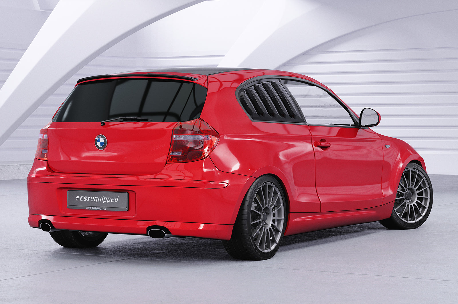 CSR Seitenscheibenblenden mit ABE für BMW 1er E81 SSB022
