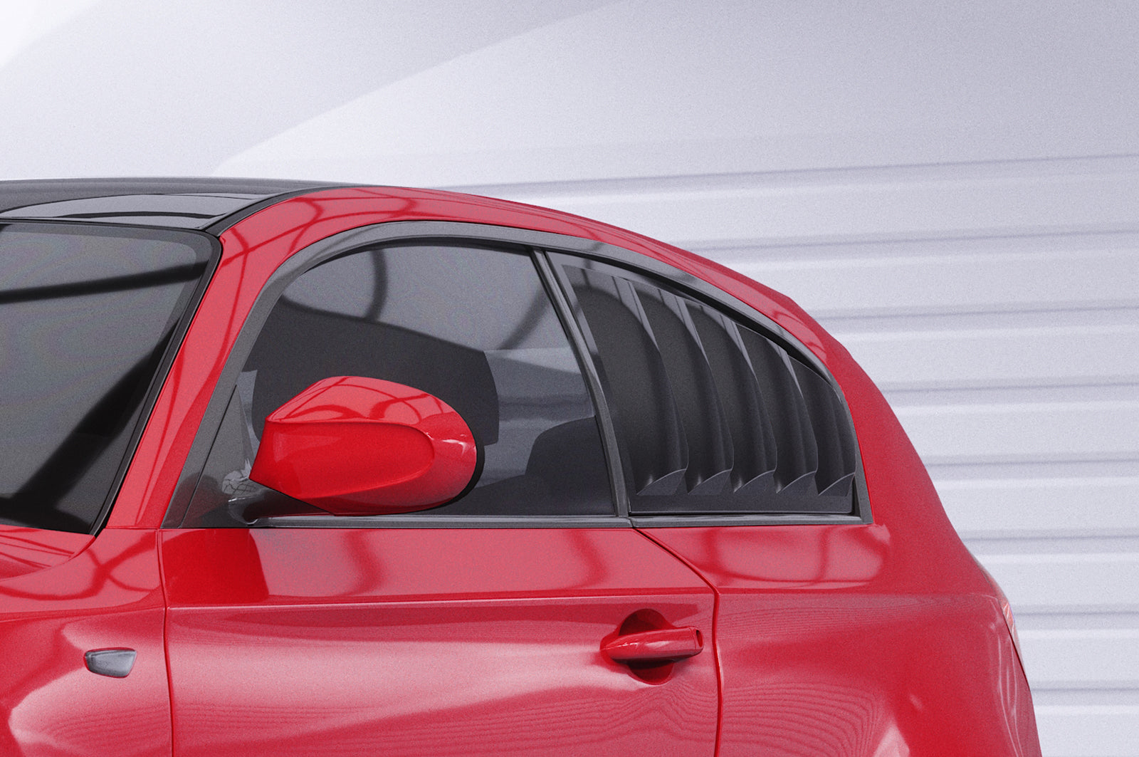 CSR Seitenscheibenblenden mit ABE für BMW 1er E81 SSB022