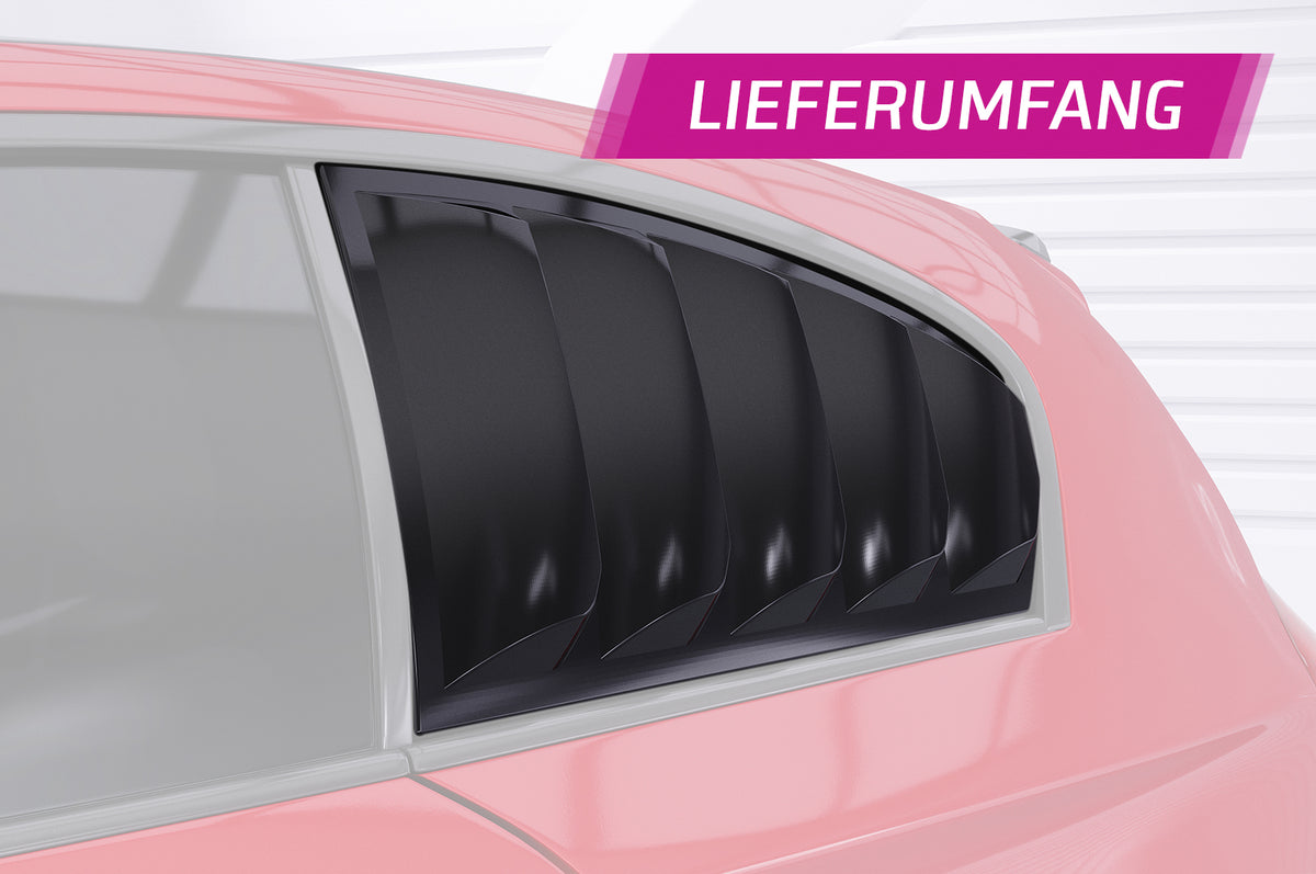CSR Seitenscheibenblenden mit ABE für BMW 1er E81 SSB022