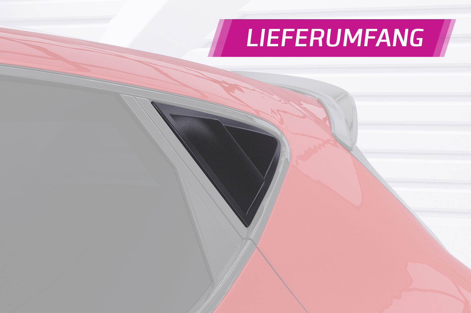 CSR Seitenscheibenblenden mit ABE für Seat / Cupra Leon 4 (Typ KL) Schrägheck SSB029