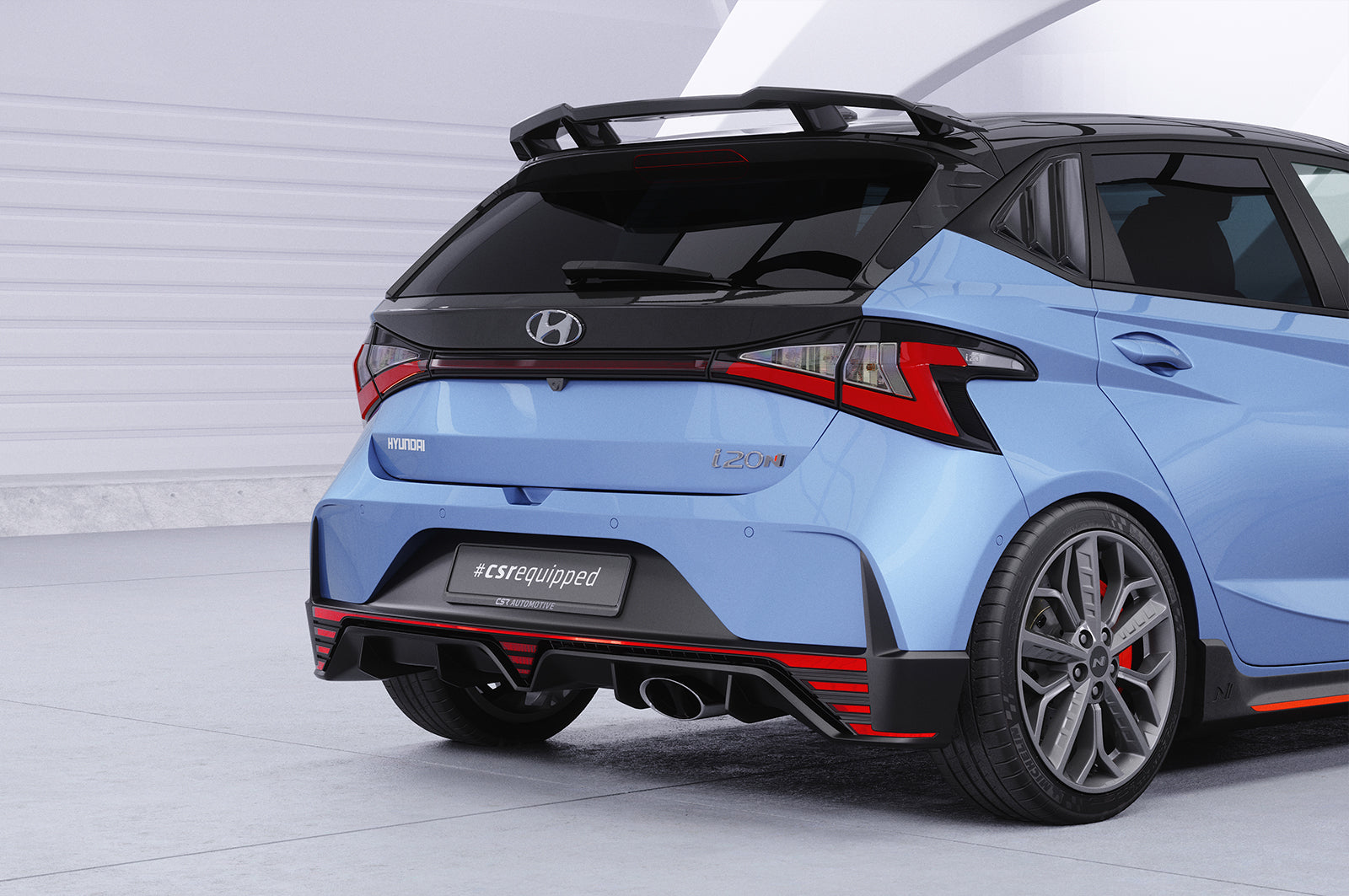 CSR Seitenscheibenblenden mit ABE für Hyundai I20 (BC3) SSB030