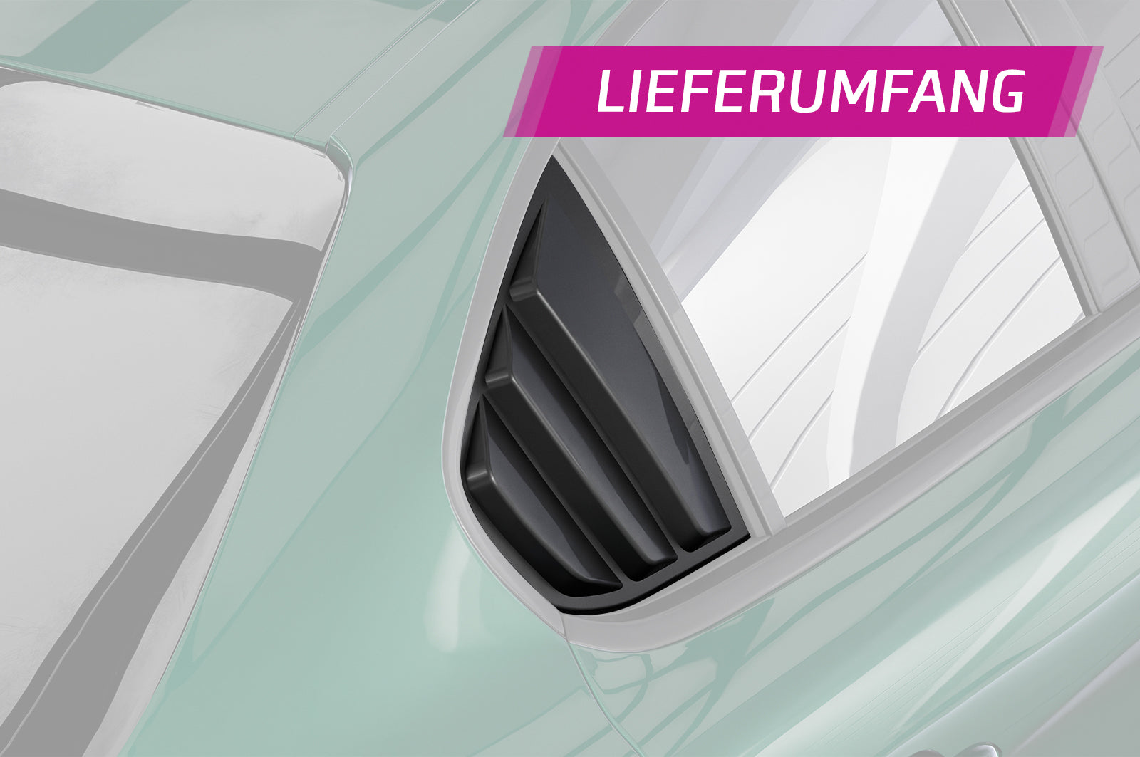 CSR Seitenscheibenblenden mit ABE für Alfa Romeo Giulia (Typ 952) SSB033