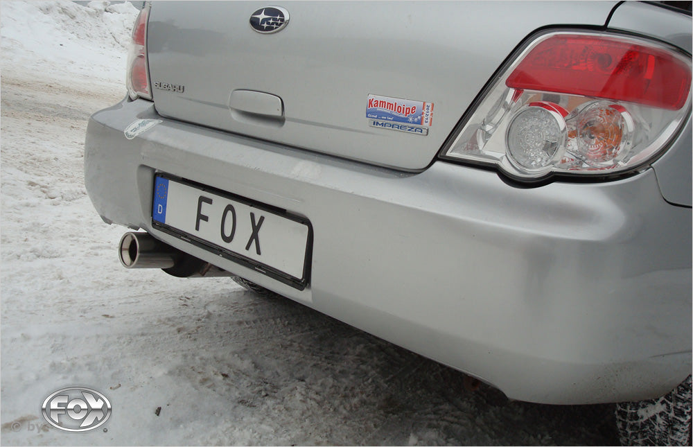 Fox passend fürSubaru Impreza GD/ GG - Stufenheck/ Kombi Endschalldämpfer - 1x100 Typ 13