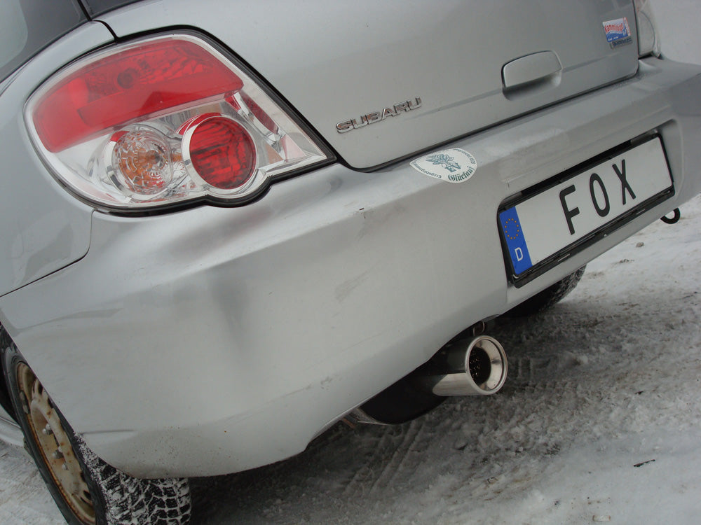 Fox passend fürSubaru Impreza GD/ GG - Stufenheck/ Kombi Endschalldämpfer - 1x100 Typ 13