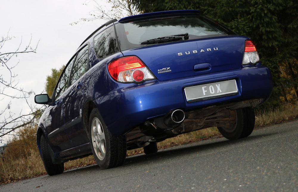 Fox passend fürSubaru Impreza GD/ GG - Stufenheck/ Kombi Endschalldämpfer - 140x90 Typ 44