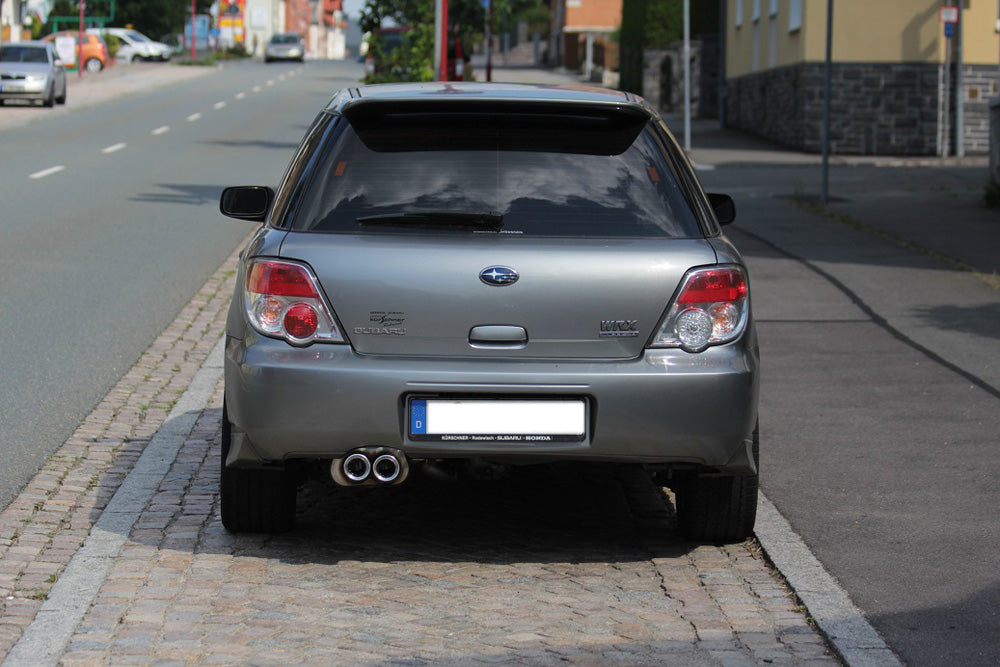 Fox passend für Subaru Impreza Typ WRX/ STI Endschalldämpfer Ø70mm - 2x80 Typ 13