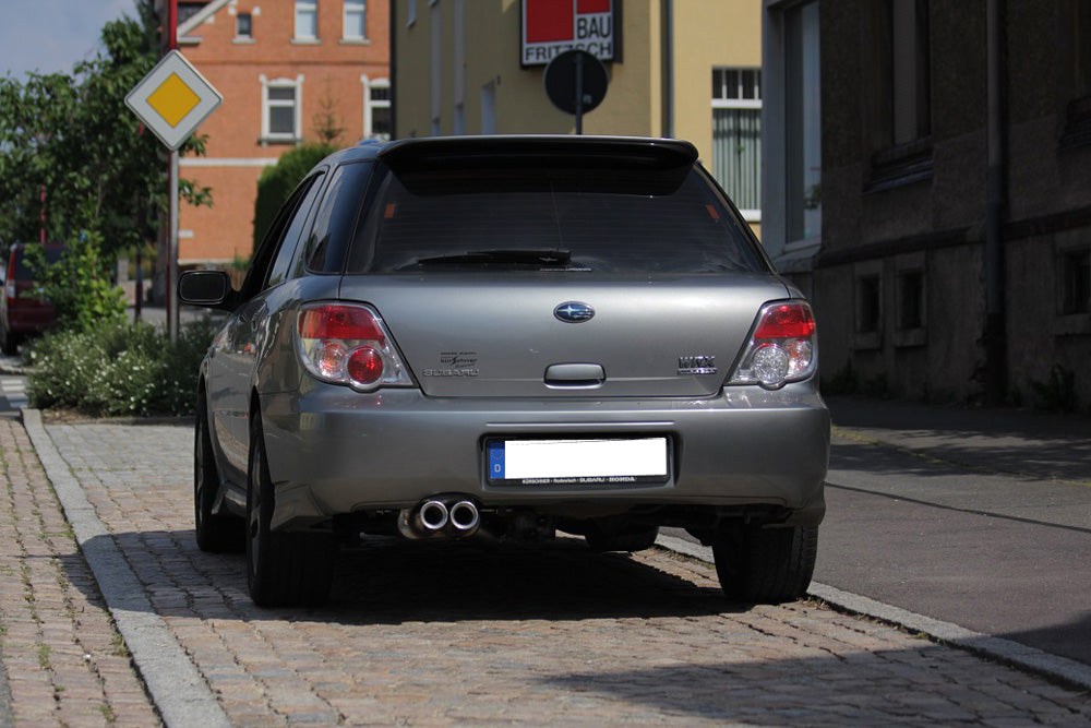 Fox passend fürSubaru Impreza Typ WRX/ STI Endschalldämpfer Ø70mm - 2x80 Typ 13