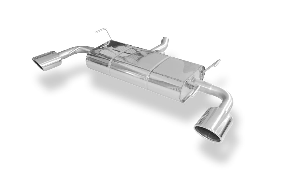 Fox passend fürSubaru Impreza GR AWD - Schrägheck Endschalldämpfer quer Ausgang rechts/links - 115x85 Typ 32 rechts/links