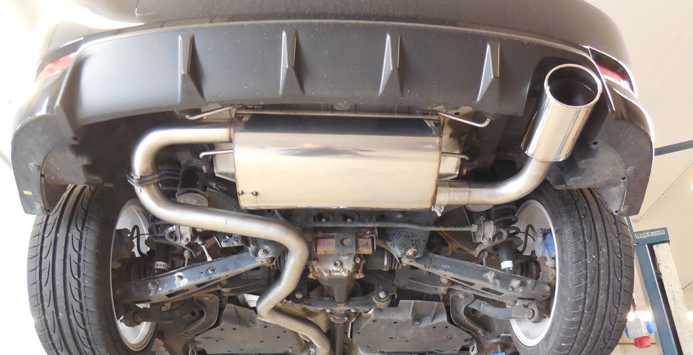 Fox passend fürSubaru Impreza GHD Schrägheck Endschalldämpfer quer rechts - 129x106 Typ 32