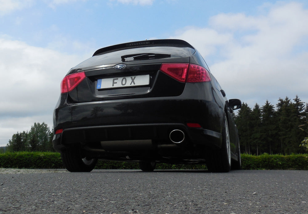 Fox passend fürSubaru Impreza GHD Schrägheck Endschalldämpfer quer rechts - 129x106 Typ 32