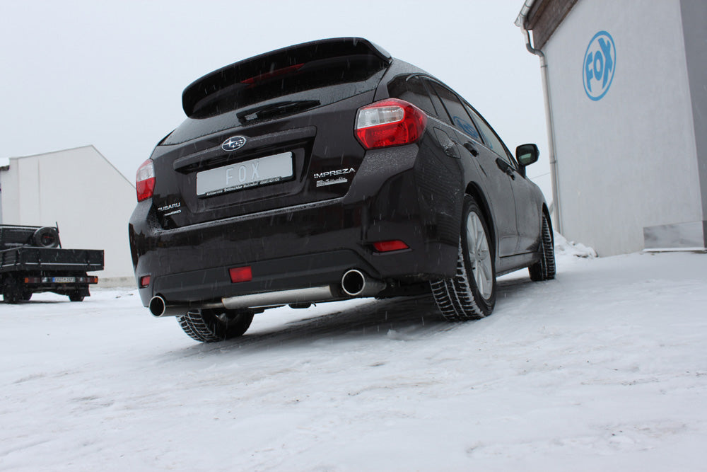 Fox passend fürSubaru Impreza GP 4x4 Endschalldämpfer quer Ausgang rechts/links - 1x100 Typ 12 rechts/links