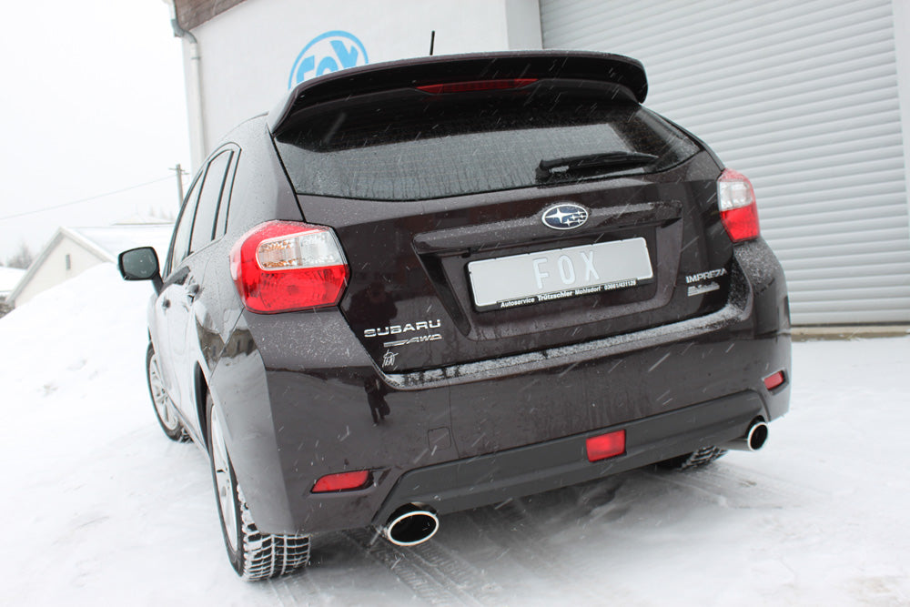 Fox passend fürSubaru Impreza GP 4x4 Endschalldämpfer quer Ausgang rechts/links - 115x85 Typ 38 rechts/links