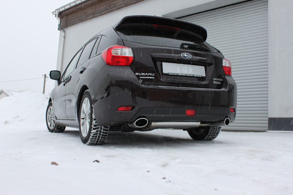 Fox passend fürSubaru Impreza GP 4x4 Endschalldämpfer quer Ausgang rechts/links - 115x85 Typ 38 rechts/links