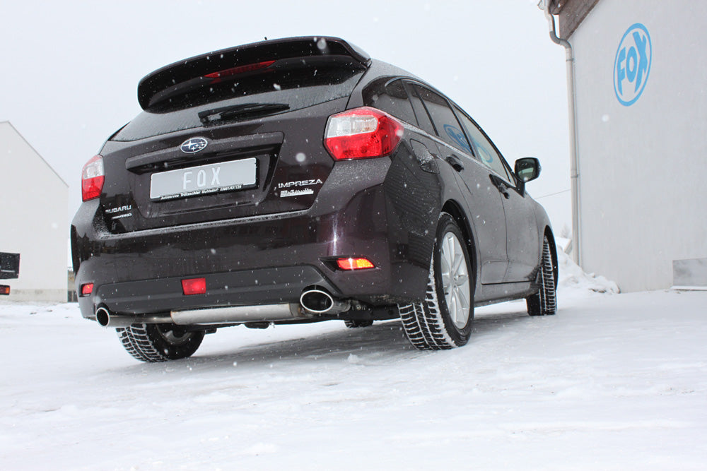 Fox passend fürSubaru Impreza GP 4x4 Endschalldämpfer quer Ausgang rechts/links - 115x85 Typ 38 rechts/links