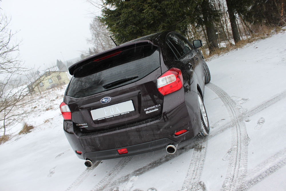 Fox passend für Subaru Impreza GP 4x4 Endschalldämpfer quer Ausgang rechts/links - 1x100 Typ 27 rechts/links