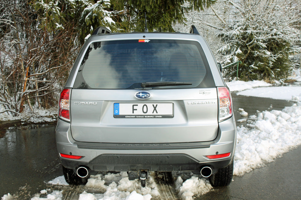 Fox passend fürSubaru Forester - SH Endschalldämpfer rechts/links - 1x100 Typ 16 rechts/links