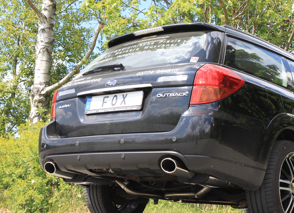 Fox passend fürSubaru Outback/ Legacy Outback BP - Kombi (Station Wagon) Endschalldämpfer rechts/links - 115x85 Typ 44 rechts/links