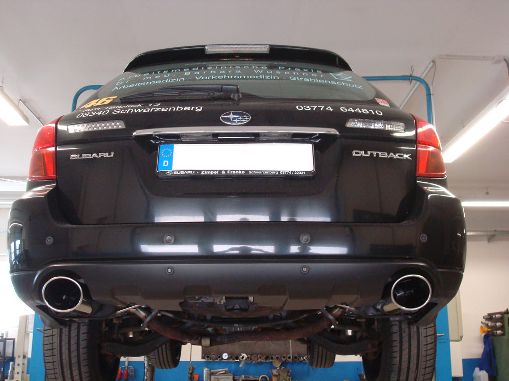 Fox passend fürSubaru Outback/ Legacy Outback BP - Kombi (Station Wagon) Endschalldämpfer rechts/links - 129x106 Typ 44 rechts/links