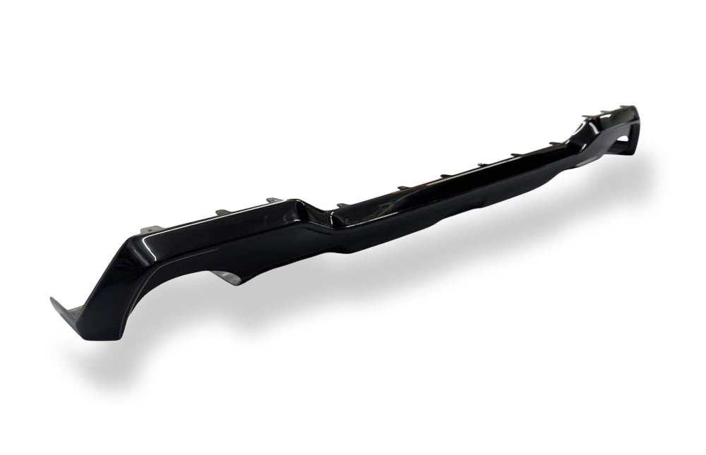 Fox passend fürSubaru Outback BT Heckeinsatz ABS schwarz glänzend mit Endrohrauschnitt rechts und links für 140x90mm oval - auch für Modelle mit Anhängerkupplung