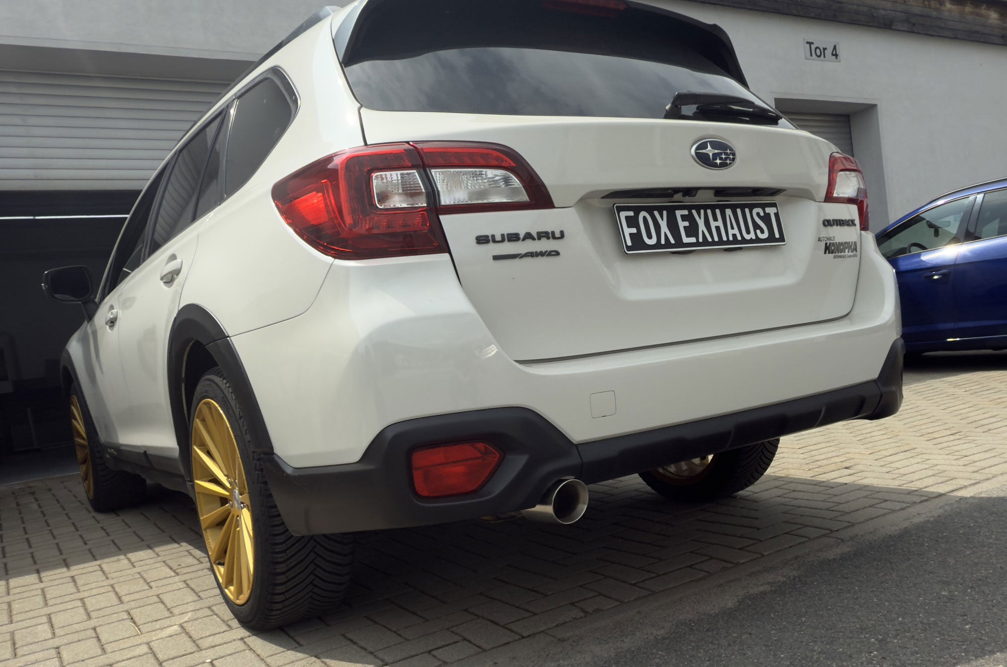 Fox passend fürSubaru Outback BS Endschalldämpfer - Endrohr: 1x90 Typ 25