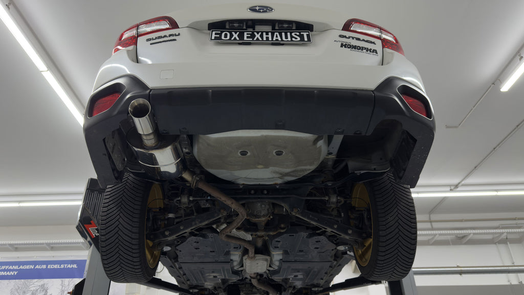 Fox passend fürSubaru Outback BS Endschalldämpfer - Endrohr: 1x90 Typ 25