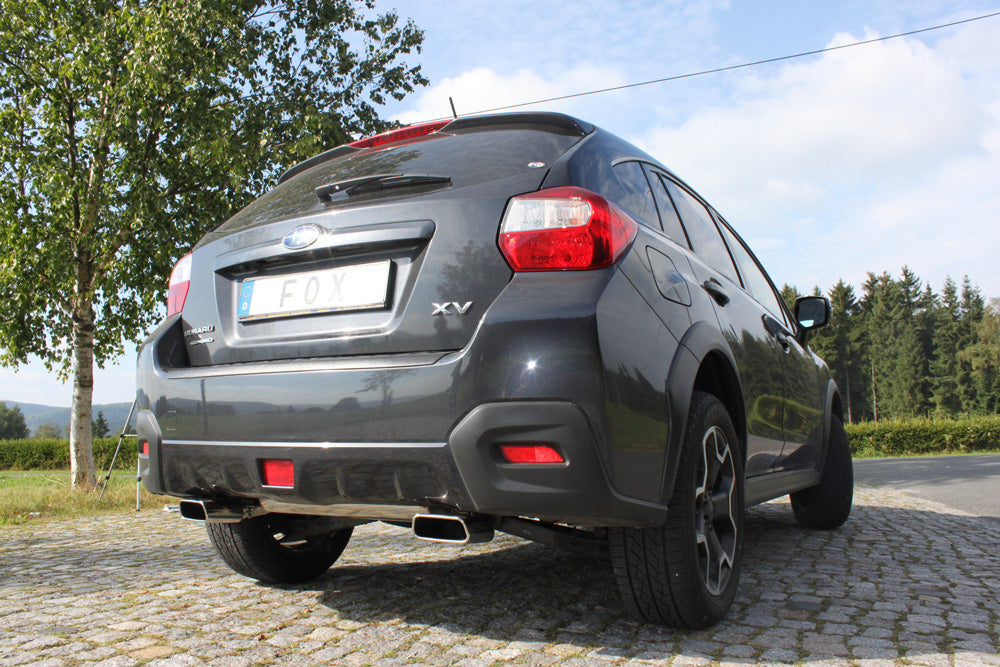 Fox passend fürSubaru XV - G4 Endschalldämpfer quer Ausgang rechts/links - 145x65 Typ 59 rechts/links