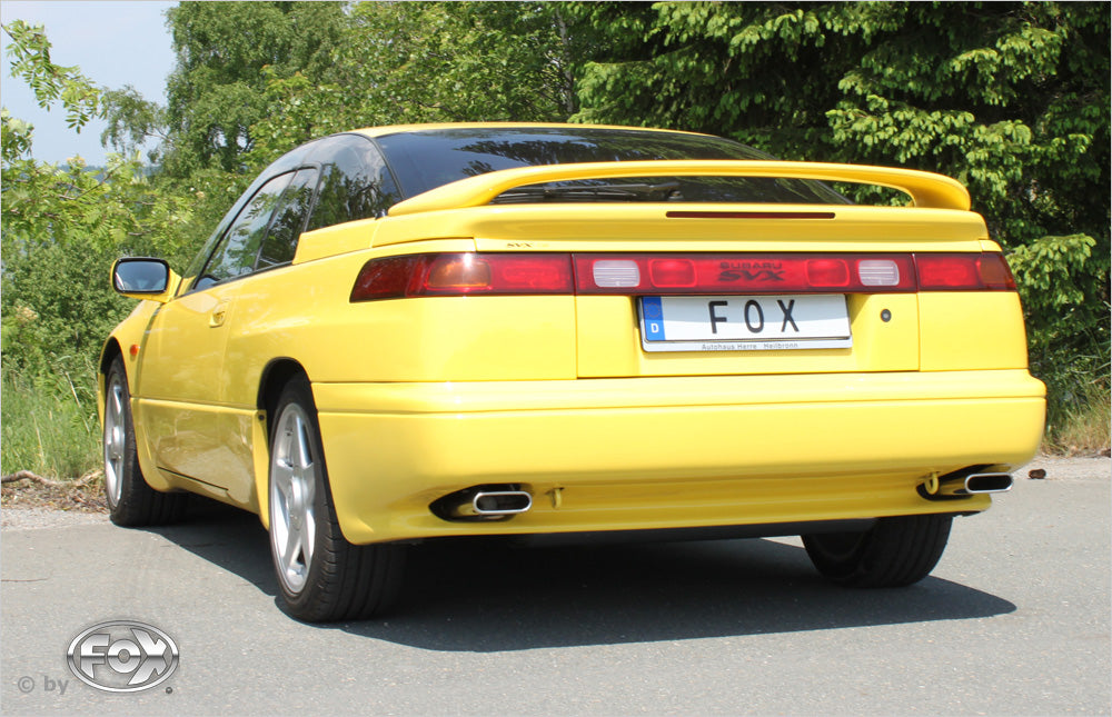 Fox passend fürSubaru SVX Endschalldämpfer quer Ausgang rechts/links - 130x50 Typ 52 rechts/links