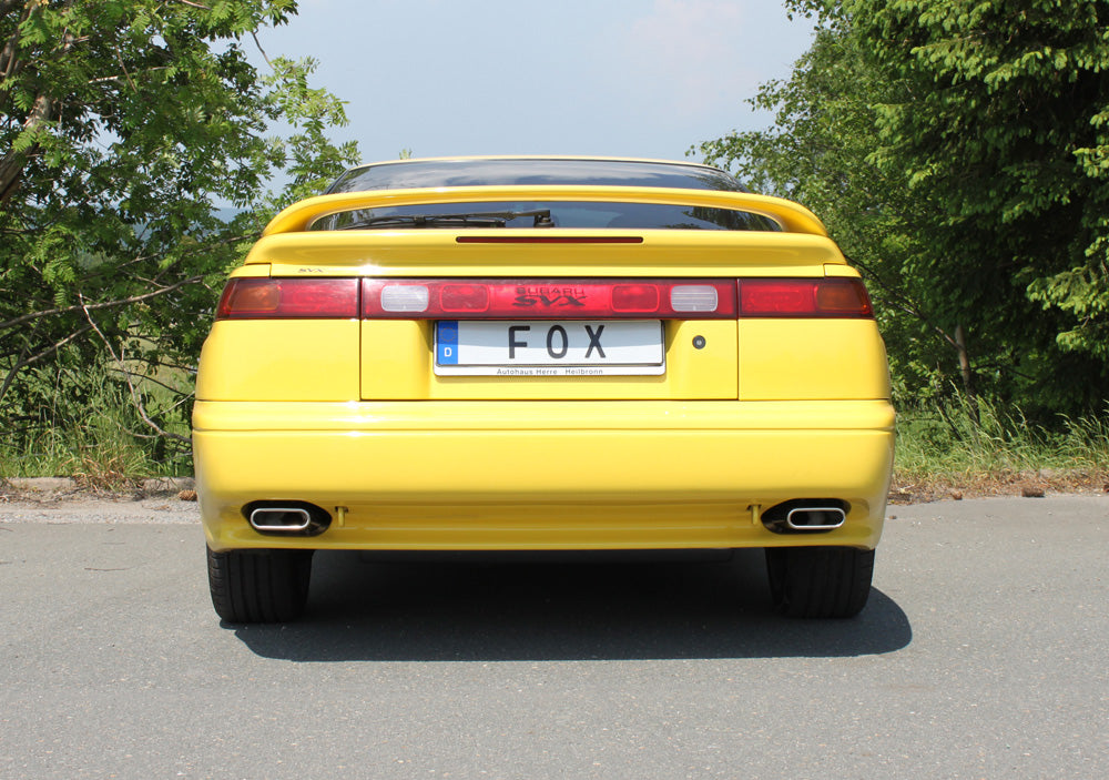 Fox passend fürSubaru SVX Endschalldämpfer quer Ausgang rechts/links - 130x50 Typ 52 rechts/links