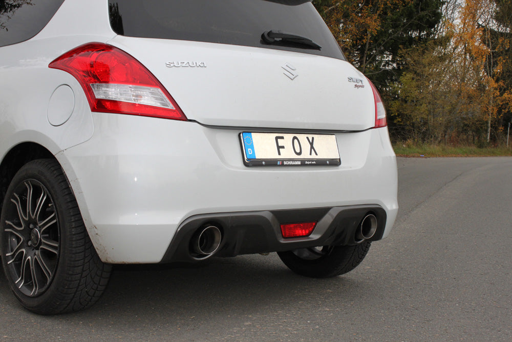Fox passend fürSuzuki Swift Sport IV Endschalldämpfer Ausgang rechts/links - 1x100 Typ 25 rechts/links