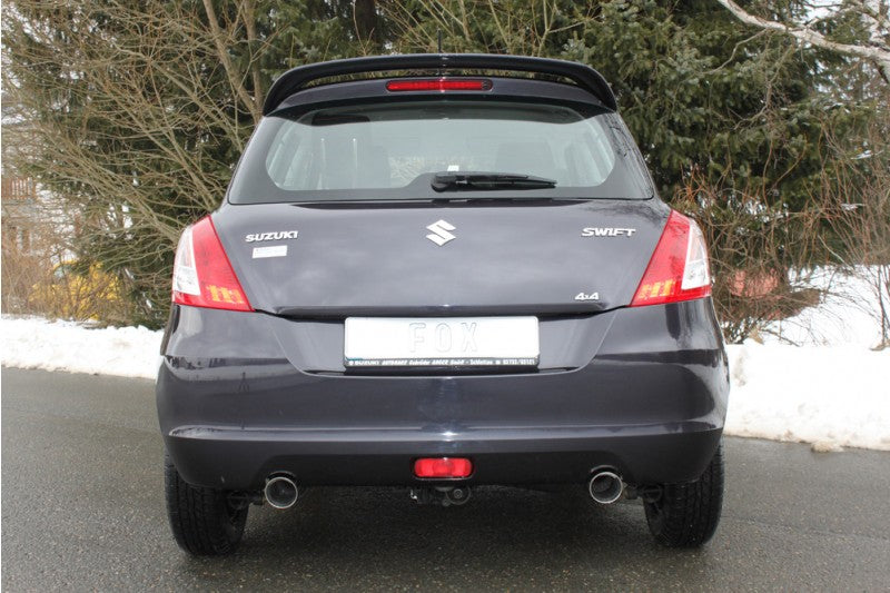 Fox passend fürSuzuki Swift Sport IV - 4x4 Endschalldämpfer Ausgang rechts/links - 1x90 Typ 25 rechts/links
