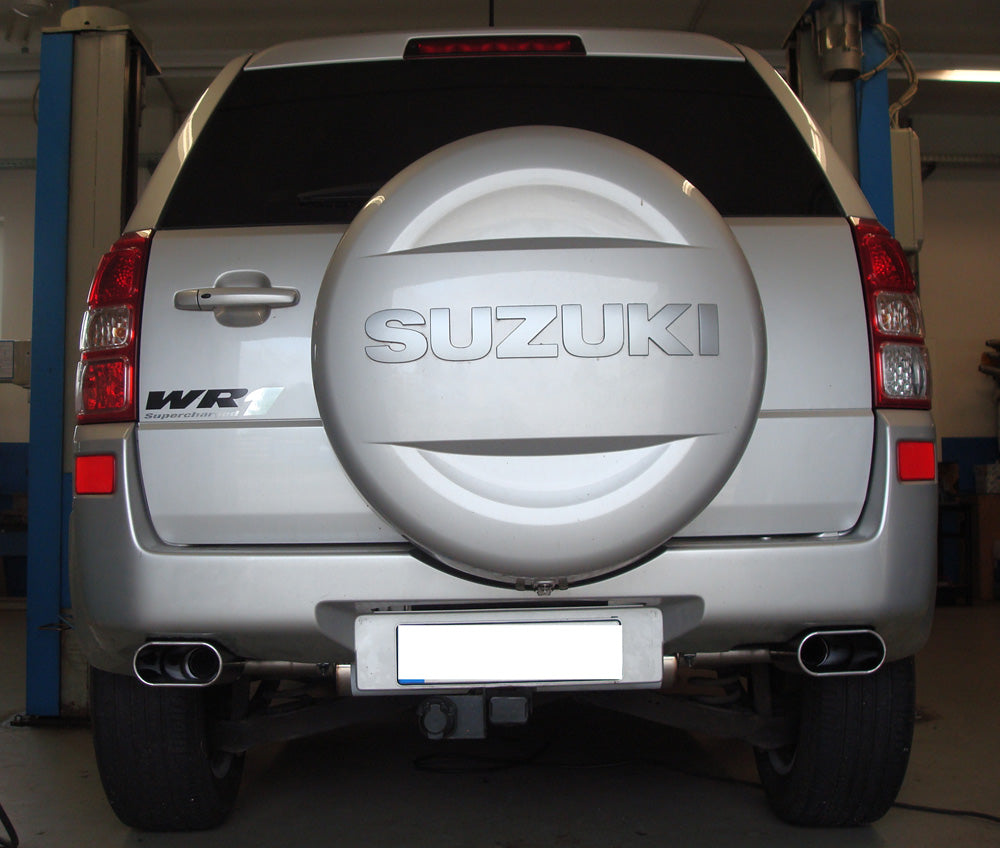 Fox passend fürSuzuki Grand Vitara JT - 5-Türer Endschalldämpfer quer Ausgang rechts/links - 160x80 Typ 52 rechts/links