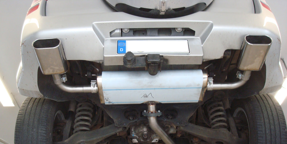 Fox passend fürSuzuki Grand Vitara JT - 5-Türer Endschalldämpfer quer Ausgang rechts/links - 160x80 Typ 52 rechts/links