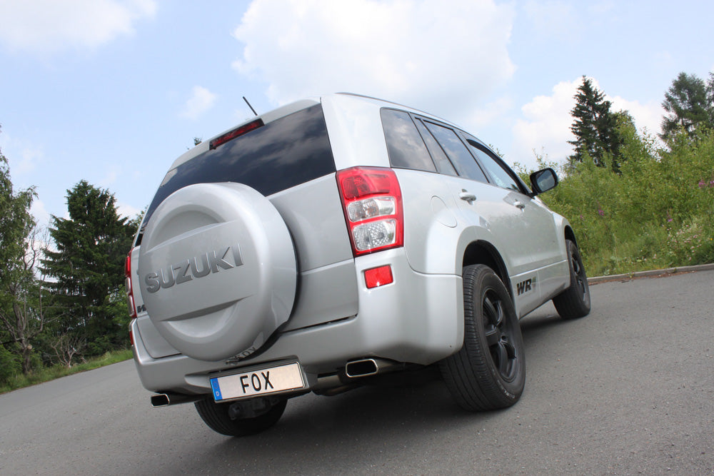Fox passend fürSuzuki Grand Vitara JT - 5-Türer Endschalldämpfer quer Ausgang rechts/links - 145x65 Typ 59 rechts/links
