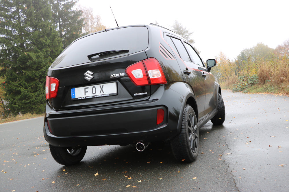 Fox passend für Suzuki Ignis III - 4x4 Endschalldämpfer - 1x90 Typ 16