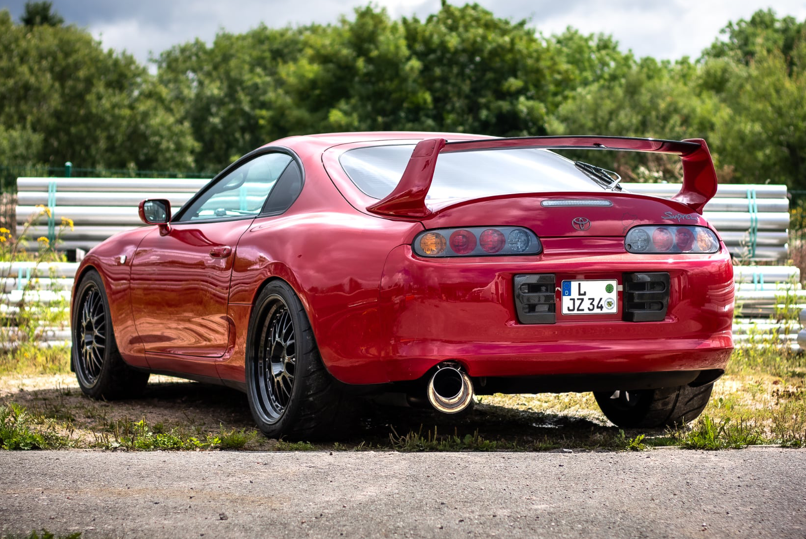Fox passend für Toyota Supra MK4 End- und Vorschalldämpfer - 1x114mm Typ 10