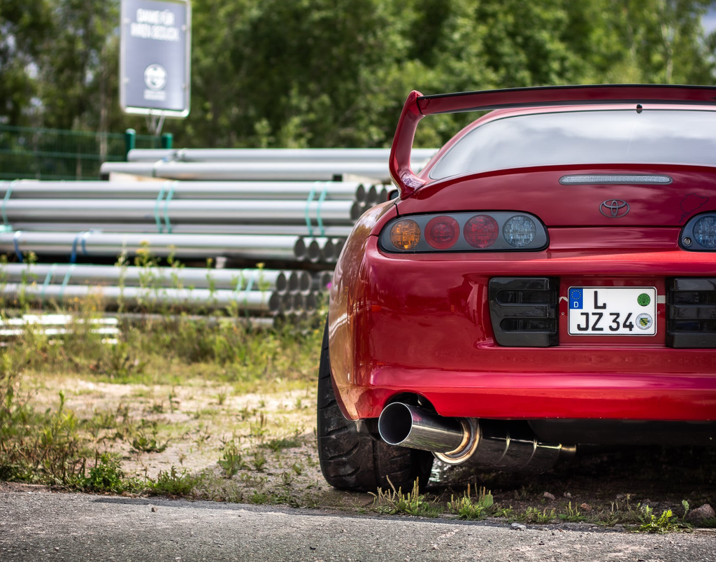 Fox passend fürToyota Supra MK4 End- und Vorschalldämpfer - 1x114mm Typ 10